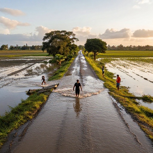 Inundaciones en Muisne afectan a 600 familias y 800 hectáreas de cultivos