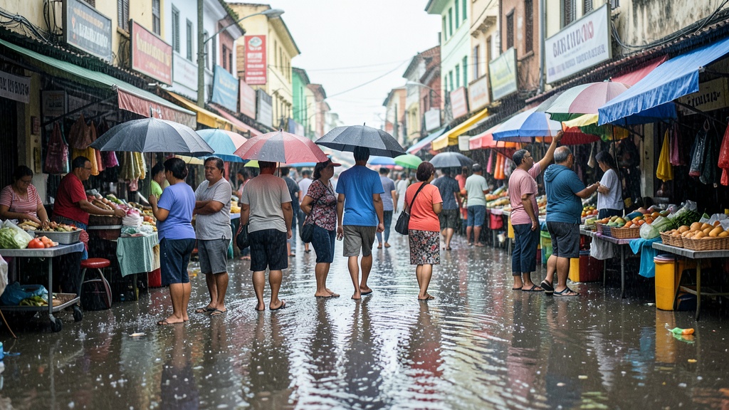 Se esperan lluvias intensas y tormentas hasta el 1 de octubre en Ecuador