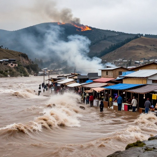 Escenarios climáticos opuestos en Quito: lluvias al sur y fuego en Casitagua