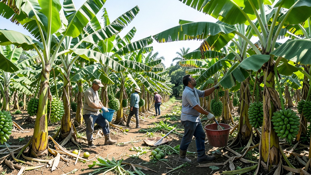 Ecuador responde a demanda global de banano ante escasez internacional