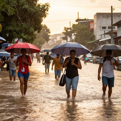 INAMHI emite alerta por lluvias y tormentas eléctricas en Ecuador
