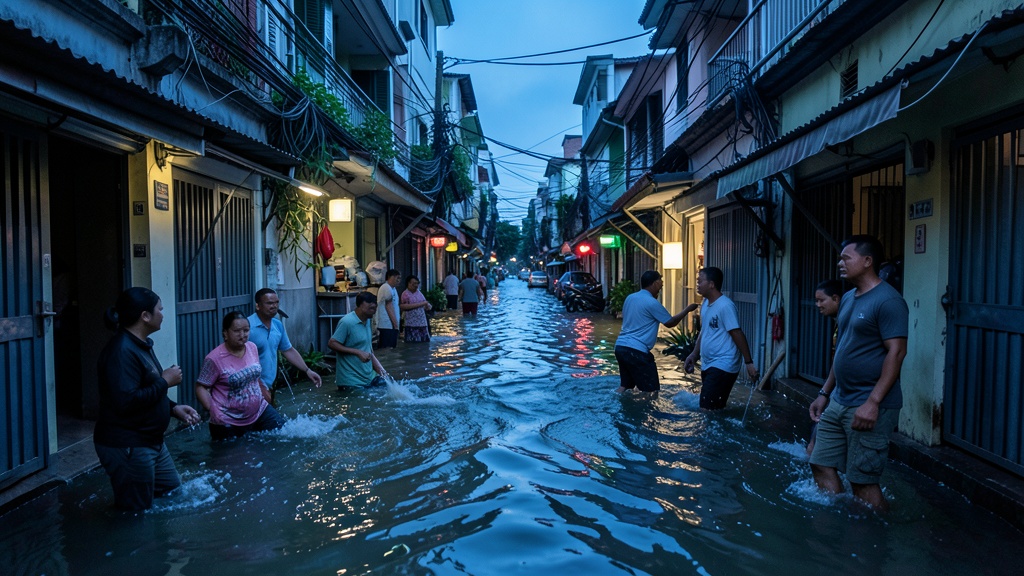 Tailandia declara estado de desastre por inundaciones en Bangkok