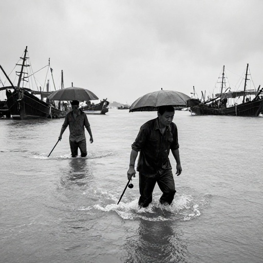 Inundaciones masivas en Fujian (China) tras lluvias extremas