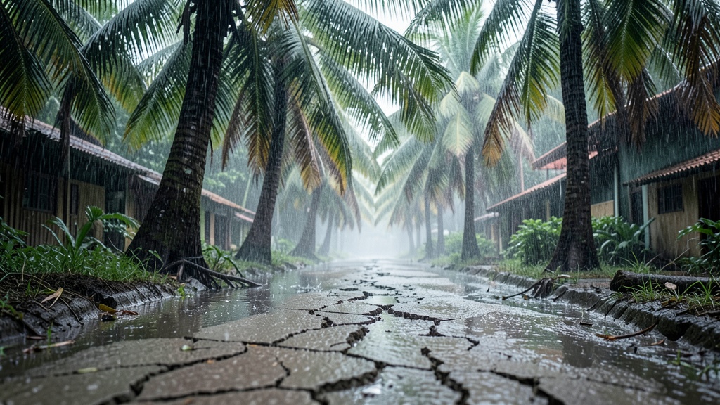 Cuatro ciudades costeras registraron octubre histórico con lluvias extremas