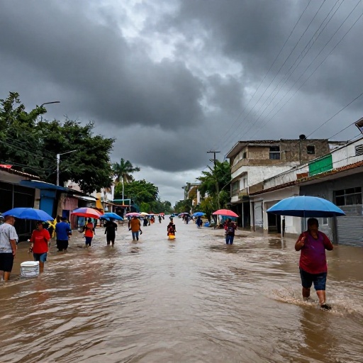 INAMHI emite alerta por lluvias y vientos fuertes del 19 al 23 de septiembre