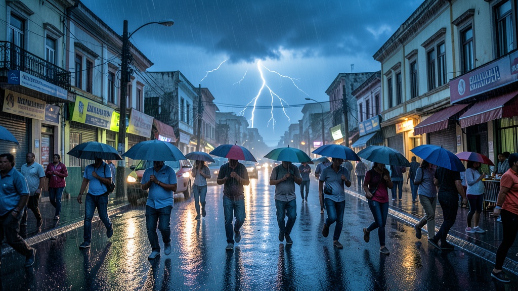 Inamhi advierte lluvias fuertes y tormentas eléctricas en Guayaquil este domingo 11 de octubre