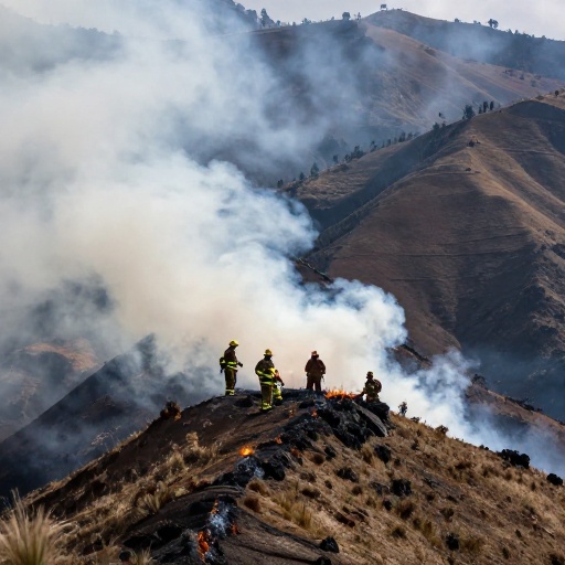 Pichincha concentra la mayoría de emergencias por incendios forestales en Ecuador