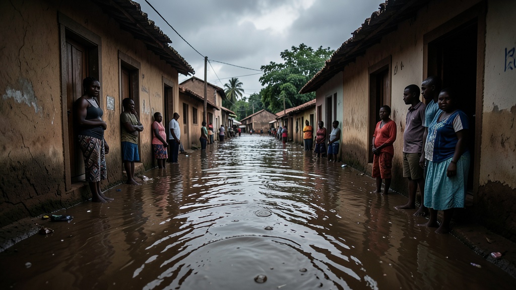 Inundaciones por lodo y agua afectan a 14 familias en La Unión, Quinindé