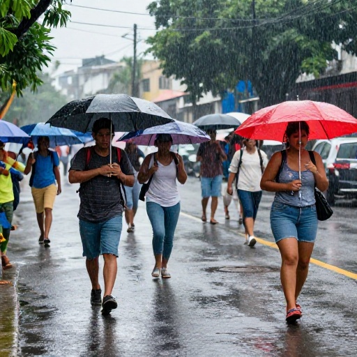 Inamhi prevé intensificación de lluvias en la costa ecuatoriana